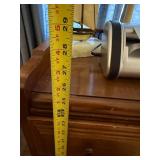 Vintage Wood Nightstand End Table - 2 Drawers, Lower Shelf Only - contents not inc