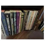 Oak Wood 4-Door Bookcase Cabinet with Locking Doors & Tons of Books Inc!