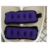 Health o meter Scale with ProSpirit Purple Ankle Weights - 2-Piece Set