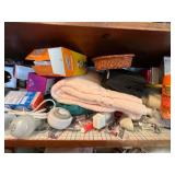 Assorted Towels & Cleaning Supplies - Cabinet Stock