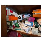 Assorted Towels & Cleaning Supplies - Cabinet Stock
