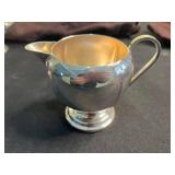 Wallace Silversmiths 3-Piece Tea Set - Silverplate Teapot, Sugar & Creamer - Made in USA