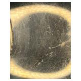 Three-Piece Silver-Plate Serving Tray Set - Ornate Floral Edge