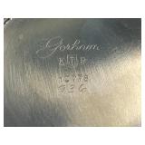 Gorham Mfg. Co. EP Electroplate Chafing Dish Set with Lid, Made in USA