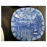 Julien Sweden Collectors Piece Delftware Blue & White Plates