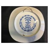 Julien Sweden Collectors Piece Delftware Blue & White Plates