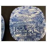 Julien Sweden Collectors Piece Delftware Blue & White Plates
