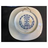 Julien Sweden Collectors Piece Delftware Blue & White Plates