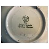 Bing & Grøndahl Christmas Plates - Blue & White Juleaftener Assortment (1916-2010)