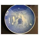 Bing & Grøndahl Christmas Plates - Blue & White Juleaftener Assortment (1916-2010)