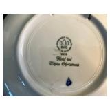 Bing & Grøndahl Christmas Plates - Blue & White Juleaftener Assortment (1916-2010)
