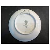 Bing & Grondahl Blue Transferware Christmas Plates Set (Denmark)