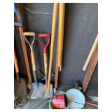 Garden Tools: Shovels, Rakes & Hand Tools in Garage