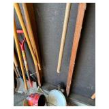 Garden Tools: Shovels, Rakes & Hand Tools in Garage