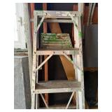 Sears WM-4 Step Ladder - Medium Duty Steel, 225 Lb Capacity