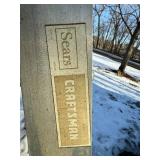 Sears Craftsman 8 ft Aluminum Step Ladder - A-Frame, 5 ft 9 in Standing Level