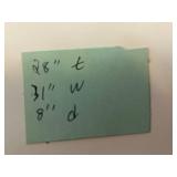 Shelving Unit w Books & Decor Inc Betty Crocker New Picture Cook Book & The Joy of Cooking - Vintage Cookbooks & Wine Guide 2004