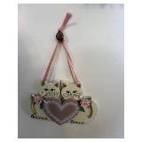 Assorted Wall Decor Bundle: Welcome Sign, Denmark Plate, Crosses & Spoons, Heart Hangings