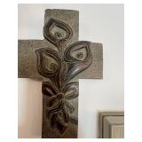 Assorted Wall Decor Bundle: Welcome Sign, Denmark Plate, Crosses & Spoons, Heart Hangings