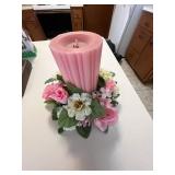 Craft Decor Collection - Cross-Stitch Frames, Crochet House Kleenex Cover, Windmill Scent Cover, Candle Centerpiece, Mini Chair