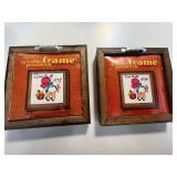 Craft Decor Collection - Cross-Stitch Frames, Crochet House Kleenex Cover, Windmill Scent Cover, Candle Centerpiece, Mini Chair