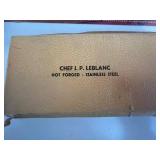 Lot of Steak Knife Sets Inc Mode Danish 8-Piece Steak Knife Set in Wood Box