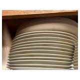 Noritake Japan Porcelain Dinnerware - Floral Gold Rim Plates, Teacups & Turquoise Mugs