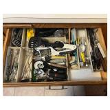 OXO Kitchen Utensils Drawer - Spatulas, Ladles, Spoons, Tongs, Whisk