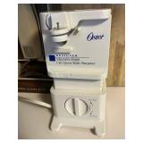 OSTER Designer Adjustable Height Can Opener/Knife Sharpener - GE Electric Slicing Knife - Core Cutting Board with Apple Tile