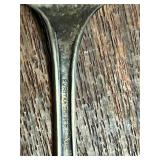 VTG Italian 'Pierre the Sommelier' Silverplated Corkscrew, Silverplated Art Deco Vase & Antique Silverplate Flatware Set with Carving Knives