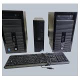 HP & Dell | Desk Top Towers & HP Keyboard