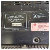 TOA  |  1000 Series Automatic Microphone Mixer AX-1000A