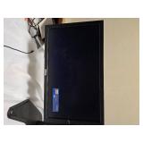 Two Dell E2011Ht monitors on a dual-screen desktop stand; cables are not included.