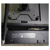 Two Dell E2011Ht monitors on a dual-screen desktop stand; cables are not included.