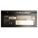 (1) Dell 20" Monitor & (1) AOC 23" Monitor