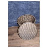 5-Piece Wicker Patio Set with Cushions