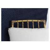 Bamboo Lounge Chair and Ottoman Set with Cushions