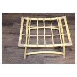 Bamboo Lounge Chair and Ottoman Set with Cushions