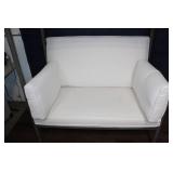 Outdoor Metal Canopy Sofa with Cushions