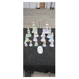 Porcelain Birthday Figurines Set