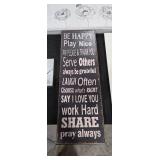 Assorted Decorative Wooden Signs