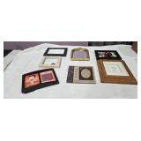 Assorted Picture Frames & Plaque