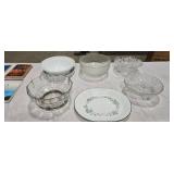 Assorted Glass & Ceramic Dishes