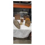 Assorted Decorative Baskets & Decor