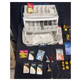 Fishing Tackle Box & Gear Lot