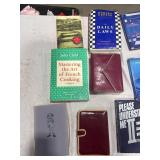 Assorted Books and Cases Lot