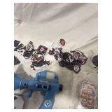 Stickers, Toy Megaphone, Toy Vehicles Lot