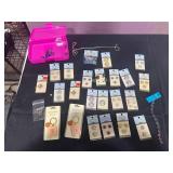 Craft Buttons, Keychains & Beads Lot