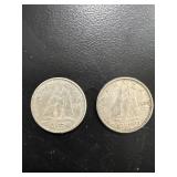 Canadian 10-Cent Coins (2)