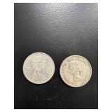 Canadian 10-Cent Coins (2)